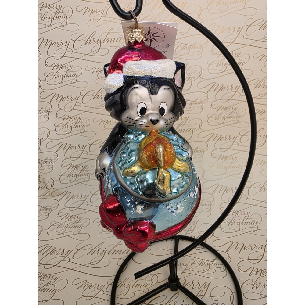 1999 Christopher Radko Disney Cleo & Figaro 99-DIS-37 LE 411/3500 Ornament
